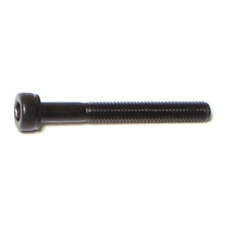 MIDWEST FASTENER M3-0.50 Socket Head Cap Screw, Black Oxide Steel, 25 mm Length, 10 PK 71347
